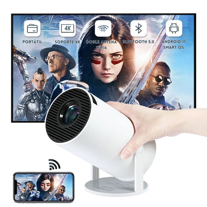 Proyector Smart Cine Wifi Bluetooth HDMI Altavoz 1080p